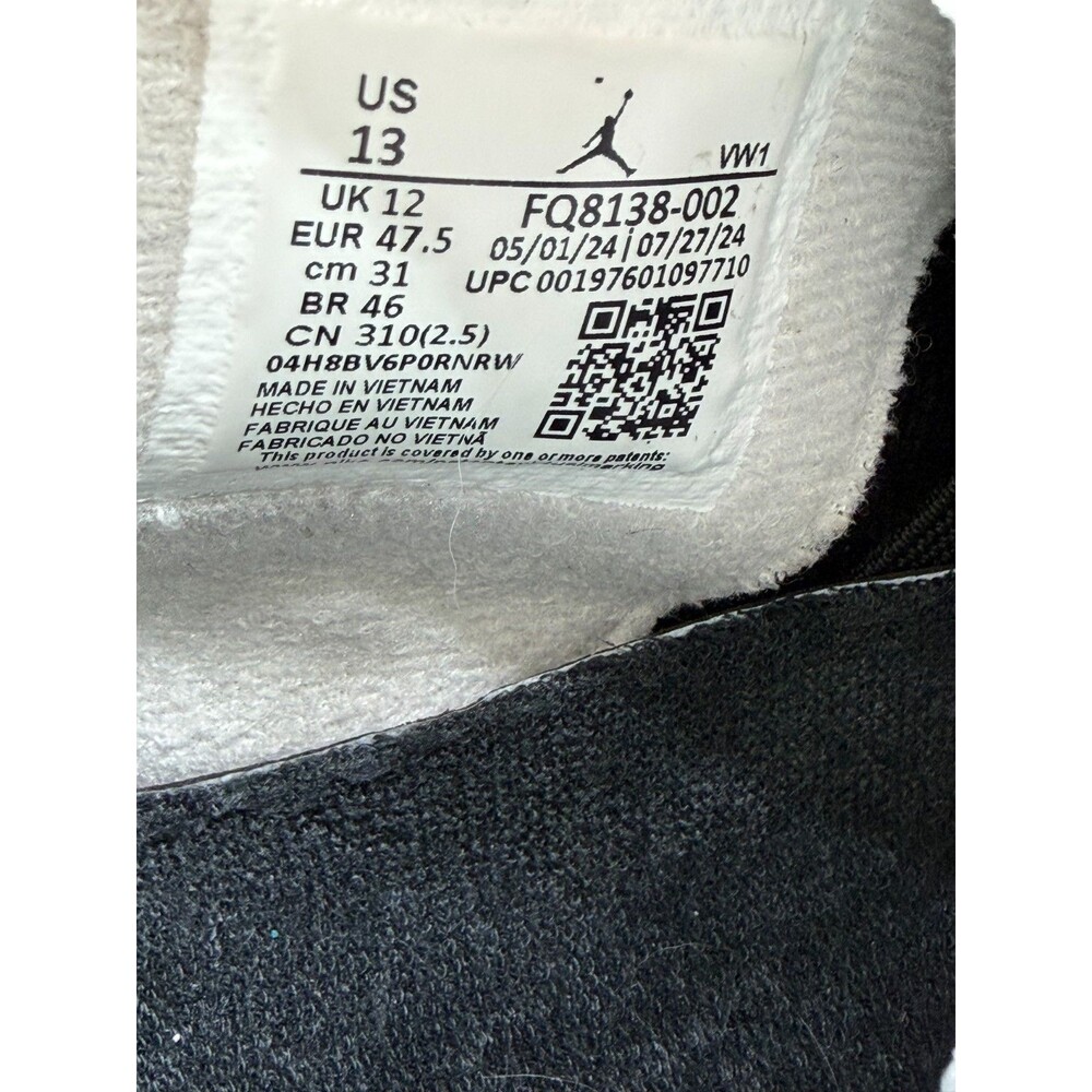 Size 13 - Air Jordan 4 Retro 2024 Fear - Picture 8 of 9